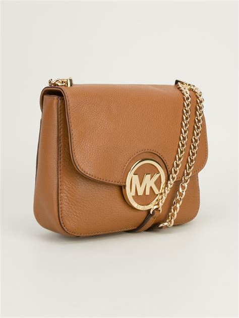 small brown michael kors bag